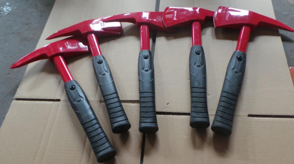 small fire axe 700g with steel tube handle