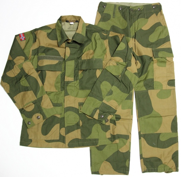 挪威军队迷彩战斗制服战术