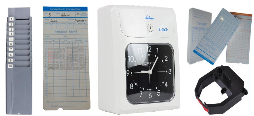 【新品】タイムレコーダー パンチカード式出勤管理機 ビジネス タイムカード Amazon.co.jp: タイムカード 機械 W-S1 デジタル勤怠管理機