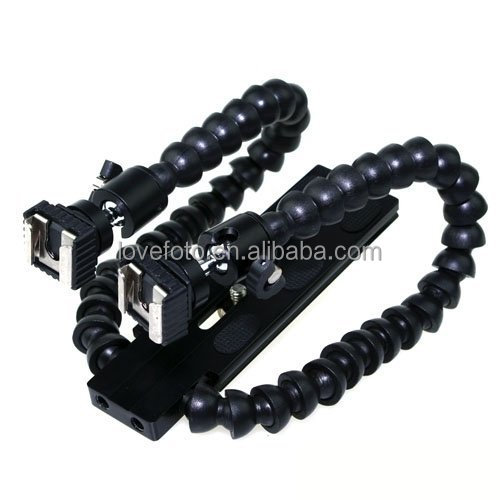 Accessoires support de montage support de chaussure chaude Flash lumière debout Flexible double bras support réglable acheter à prix bas - livraison gratuite, avis réels avec des photos
