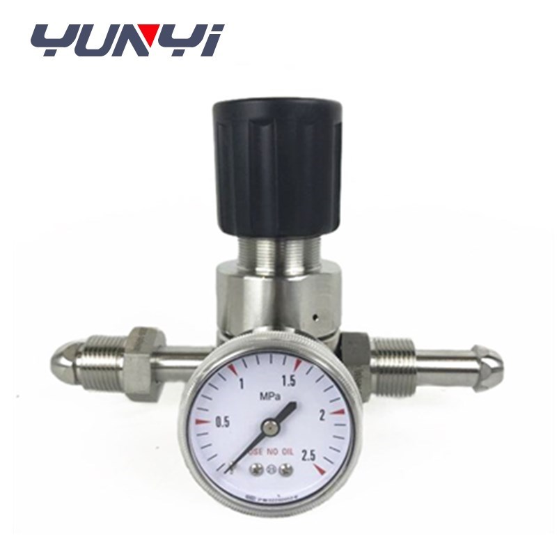 6000psi Diaphragm Type Gas Air Pressure Regulator PTFE Seal