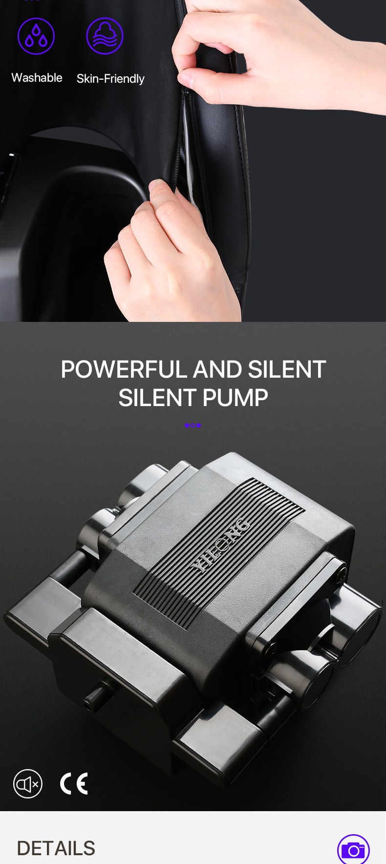 Jare 888L Factory For Shiatsu Leg Roller Electric Massage Machine Beautician Vibrating Circulation Calf Foot Massager