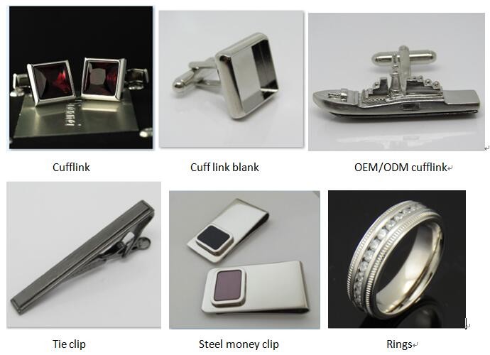 Factory stock stainless steel square cuff link blanks for engrave of personalized cufflinks for men wholesale with custom logo