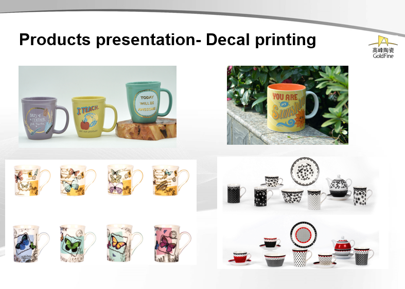 Creative Snowy Christmas ceramic tableware set, reactive glaze with decal printing stoneware mug, bowl plate