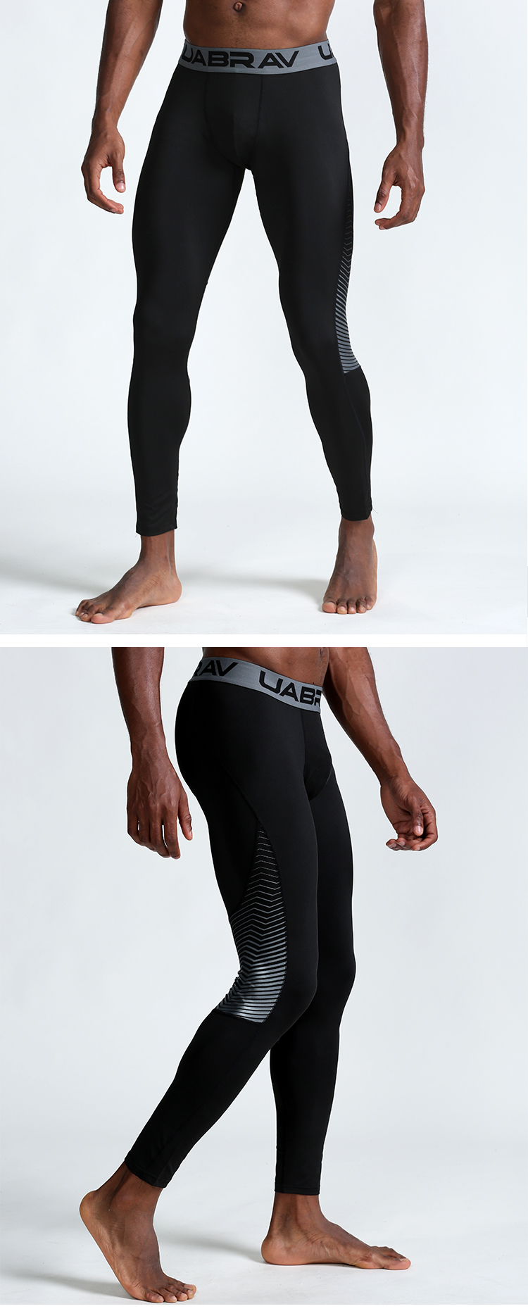 Quick-drying basketball joggers training wear compression sports tights men's high elastic running yoga leggings fitness pants