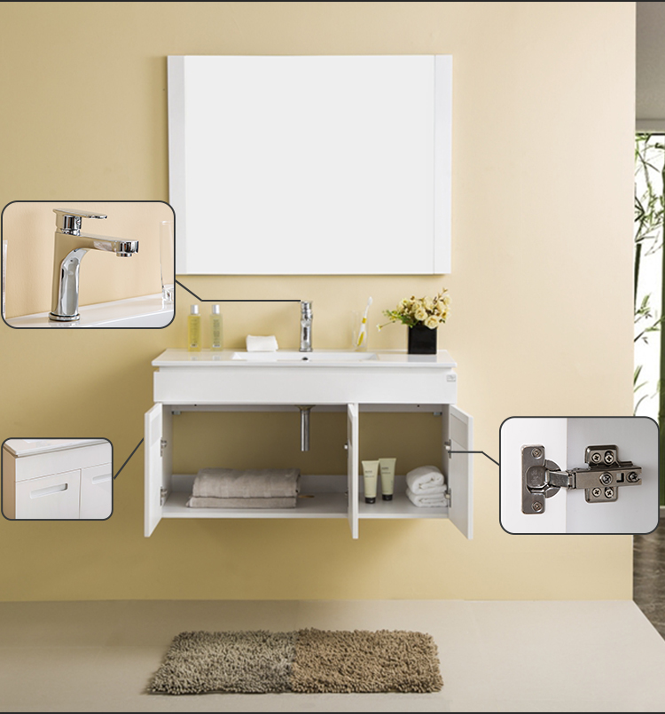 FSC certified bathroom cabinet Oem Luxury New Design Bathroom Cabinets European Modern Bathroom Vanity