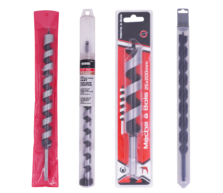Wood Auger Drill Bit With Self Tapping Tip And Anti Slip Hex