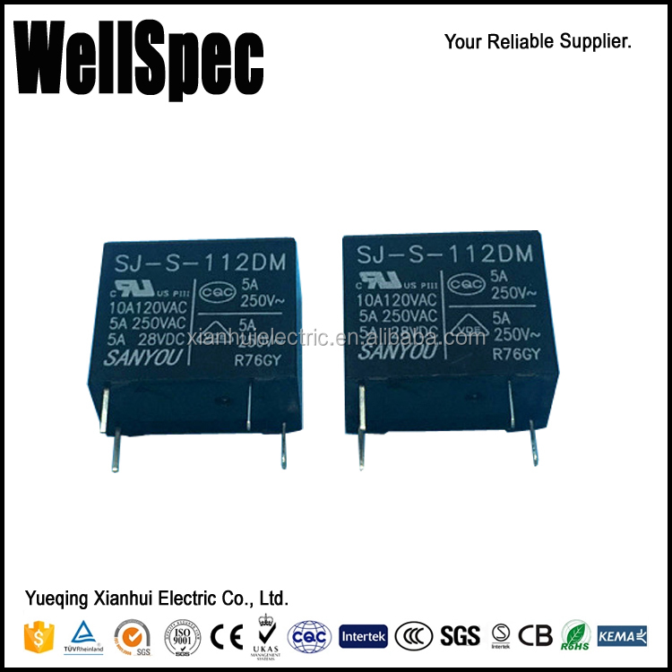 10pcs New For YX202-S-112DM 30VDC 4-pin Relay Rectangular Black - View #3