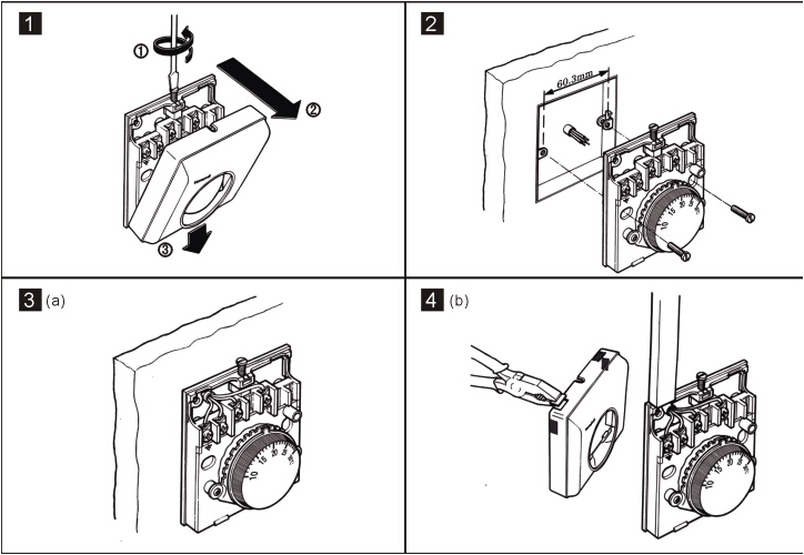 230v Mechanical Room Thermostats For Cooling Heating Ventilation 2