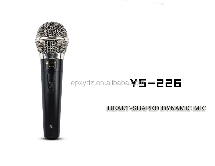 J.I.Y YS-226 Cheap Price Wired Microphone Handheld Style Microphone Dynamic Karaoke Microphone