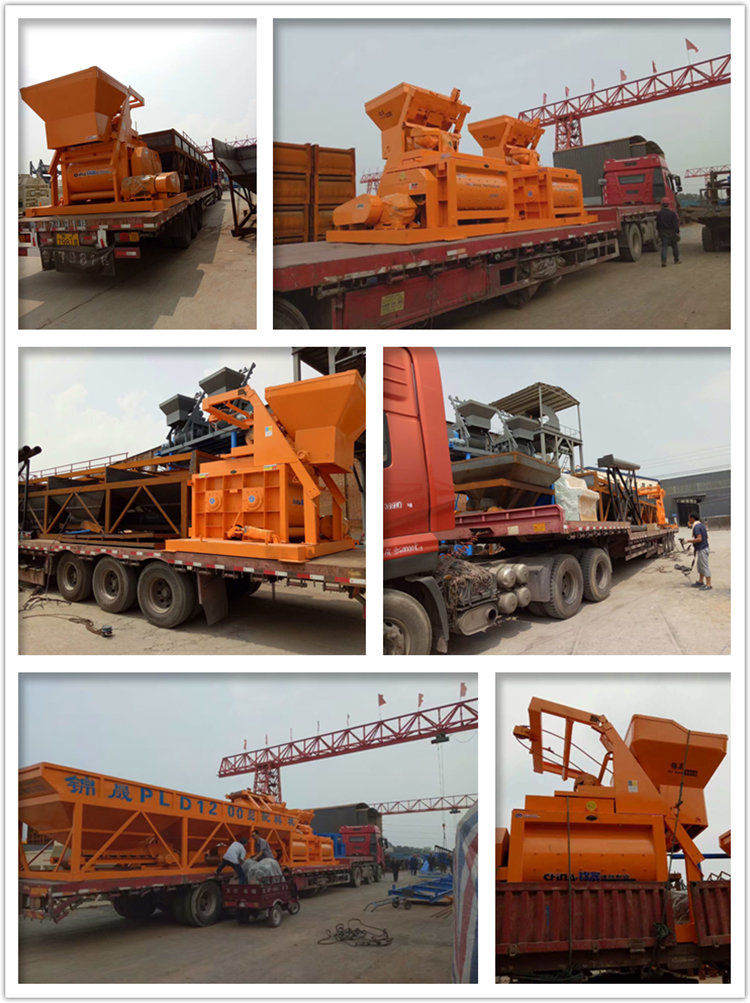 Large Mobile Software for Concrete Batching Plant YHZS35