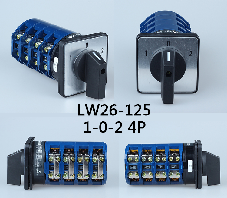 オフ-オン 2ポジション LW26 32A 5極 20端子 切替カムスイッチ ロータリーセレクター LW28- LW26GS-32A 南京錠カムスイッチ 5P 20端子 690V 切替ロータリーセレクタ ON/OFF 2ポジション LW26GS