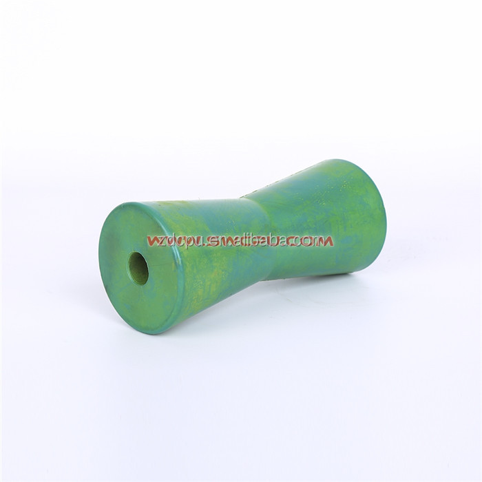 U Groove Polyurethane Rubber Wobble Bearing Wheel Roller