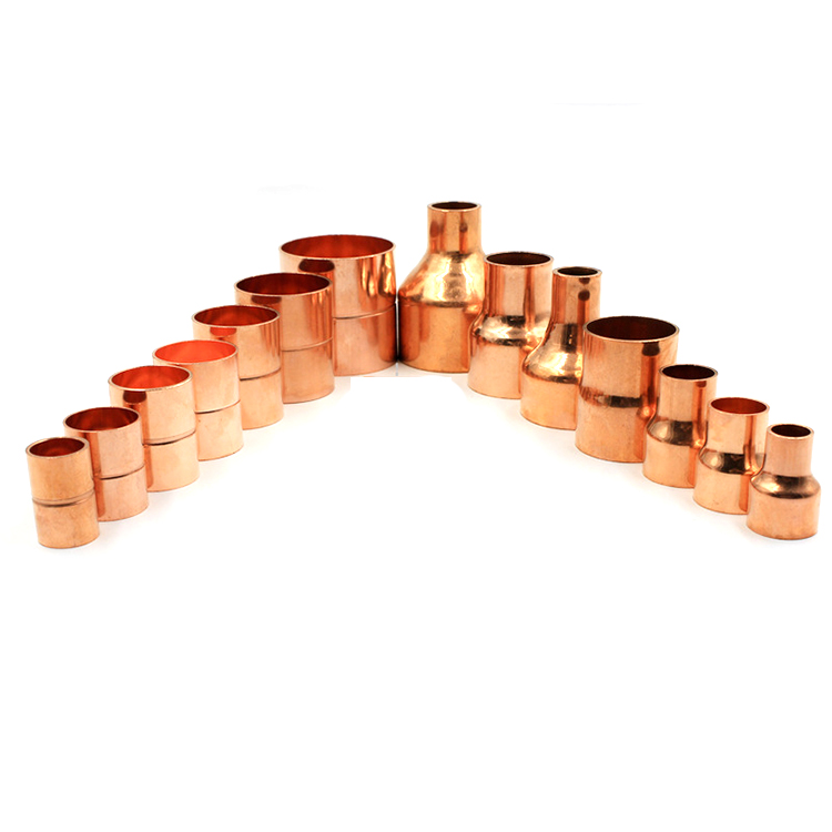 Wholesale Plumbing Air Conditioner Copper Welding Pipe Fittings Reducer Coupling