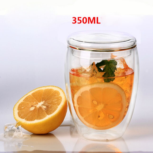Glassware Manufacturer Wholesale Hand-made Coffee Cup Double Wall Glass Cup
