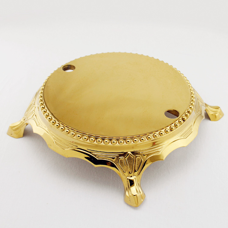 Bathroom accessories royal antique round handle bath faucet brass bathtub faucet with handheld shower head