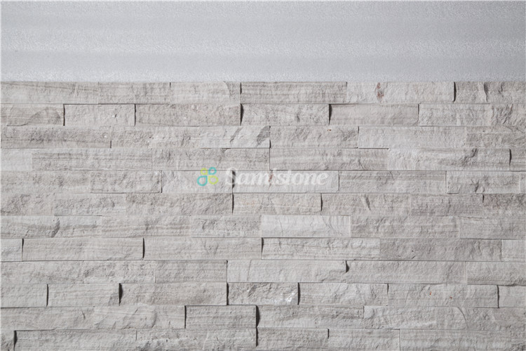 Samistone Stone Wall Tiles Outdoor Wood Grain Stone Wall Decorative Stone Tile Culture Stone
