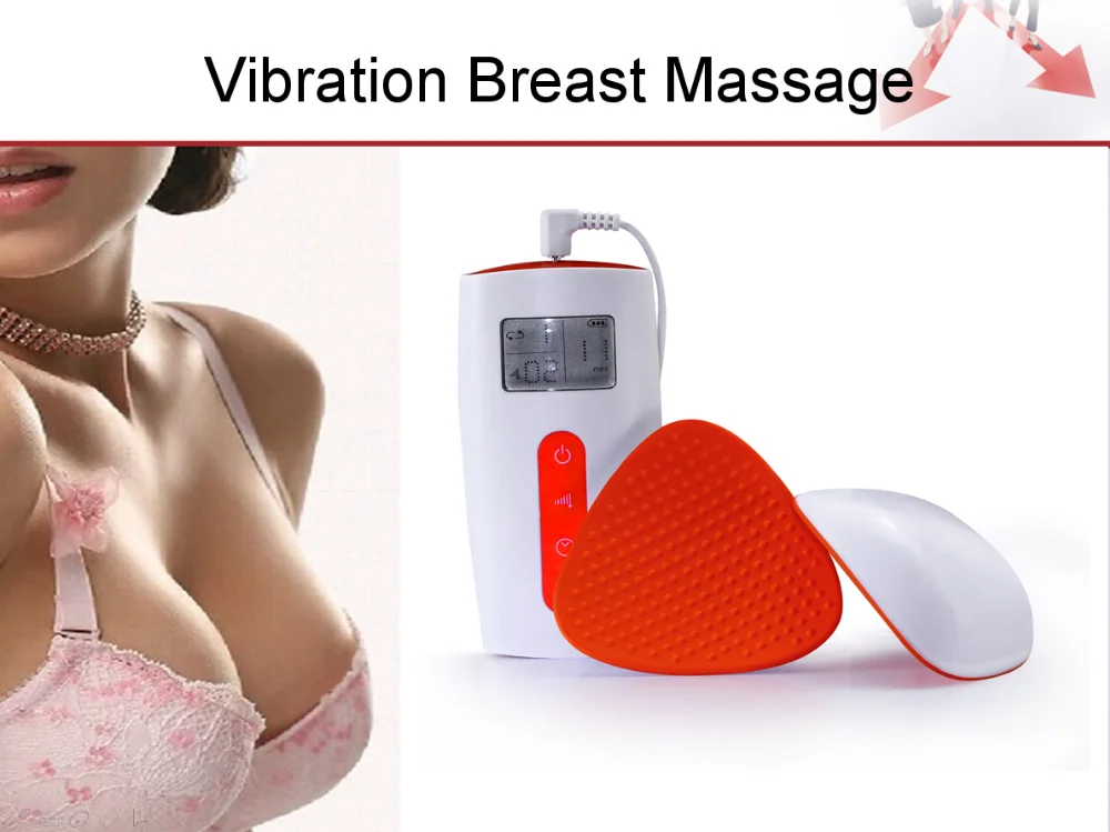 High Frequency Vibration Bust Lift Enhancer Machine Hot Compress Chest Enlargement Anti Sagging Electric Breast Massager