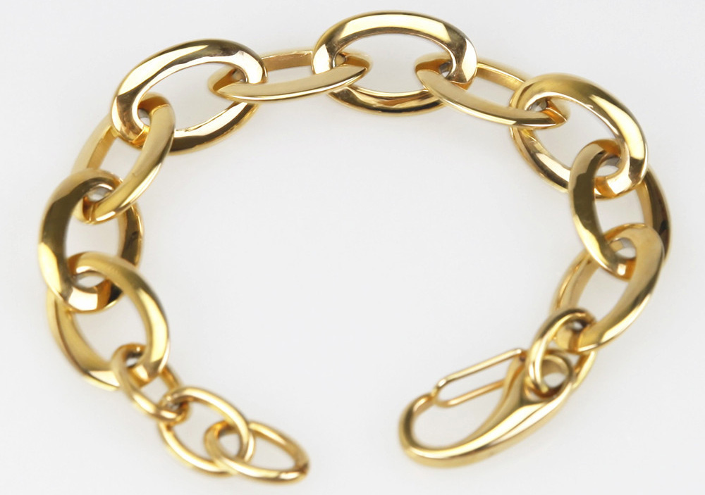 Moda joya al por mayor joyería de acero inoxidable chapado en oro cierre gran cadena de delfines pulsera pulsera