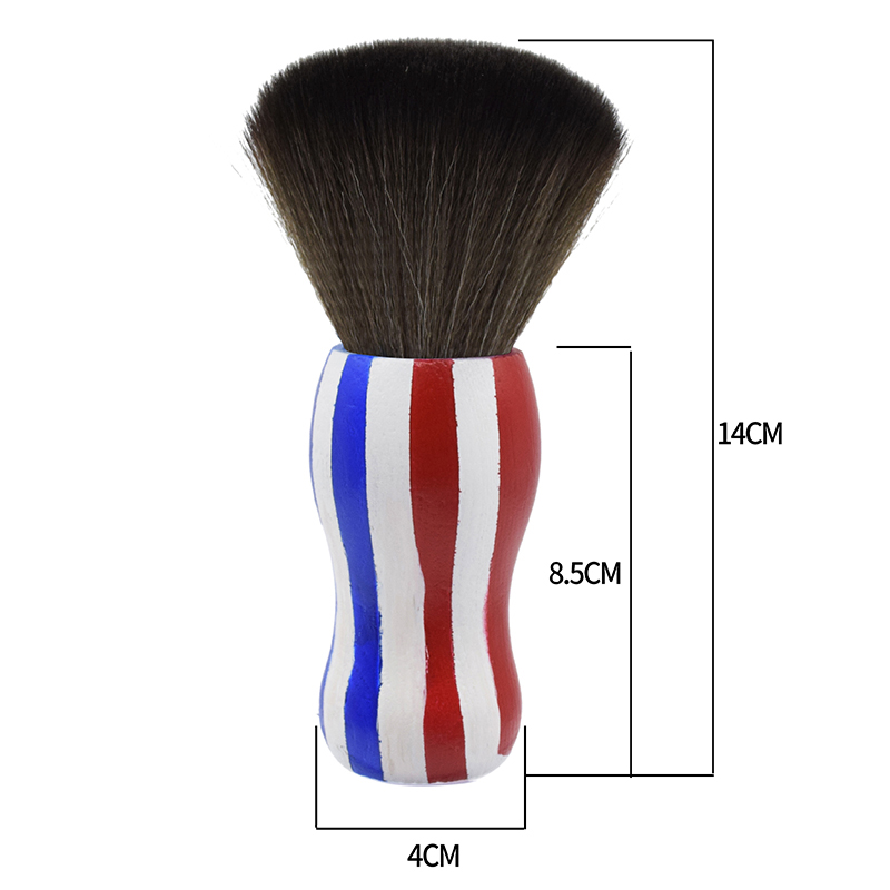 Fancy Fashion Barber Neck Duster Brush Salon Stylist Barber Hair Cutting Sweep Hair Cleaning Brush
