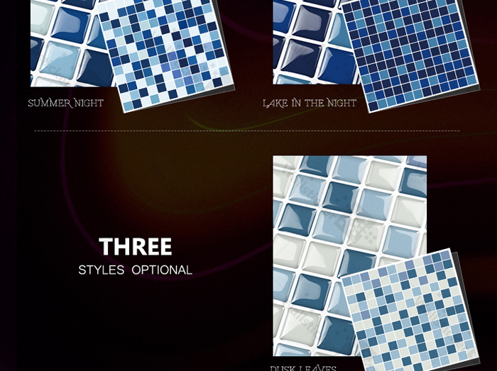 3D smart sticker self adhesive wall paper for wall decoration