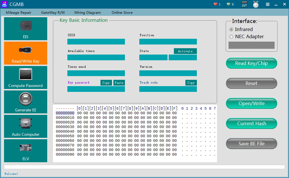 Programmeur de clé CGDI Prog MB moyen le plus rapide via prise en charge OBD toutes les clés perdues avec la fonction de calcul de mot de passe en ligne