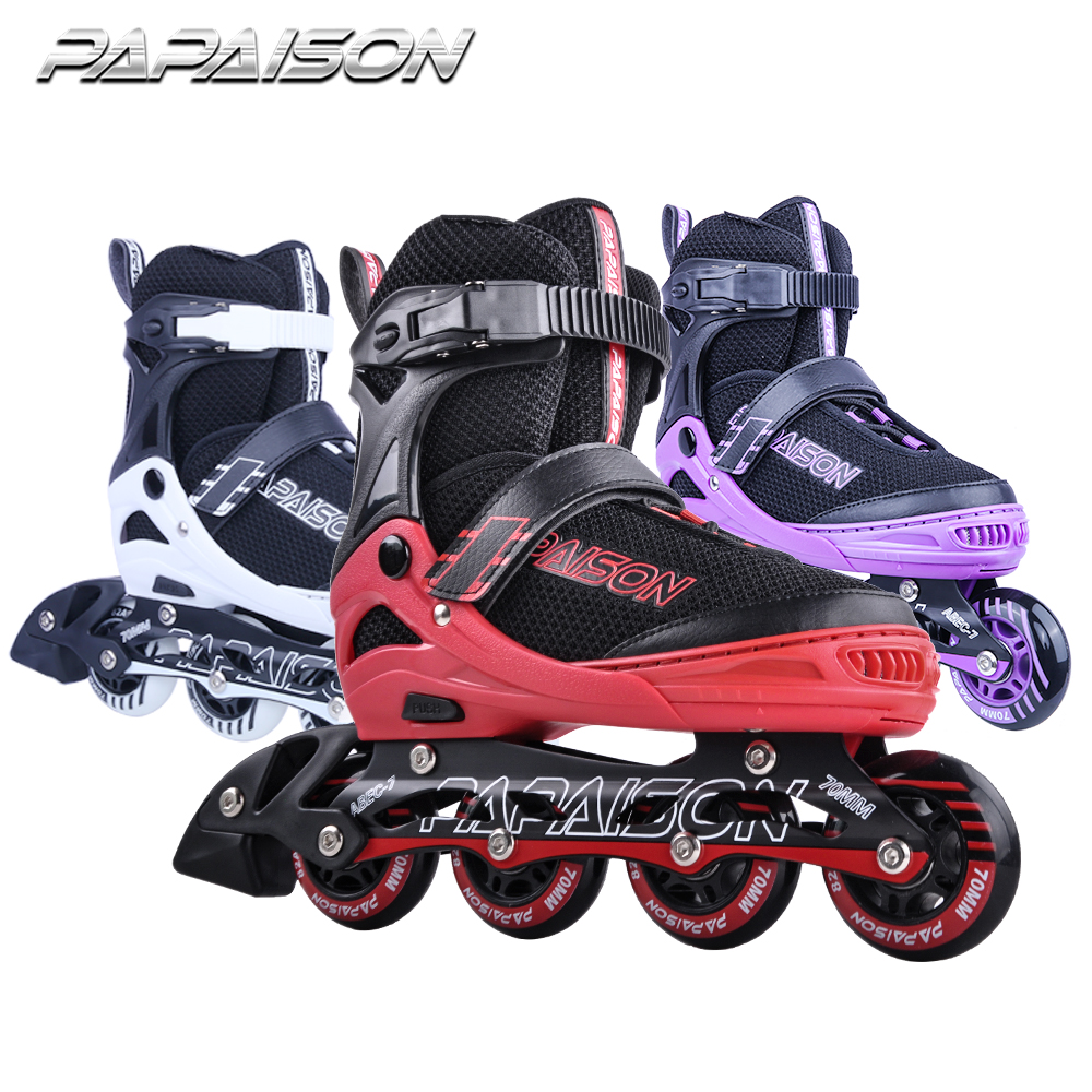 PAPAISON 4 PU LED調整可能フラッシュ安全ローラースケート PAPAISON 4 PU LED調整可能フラッシュ安全ローラースケート