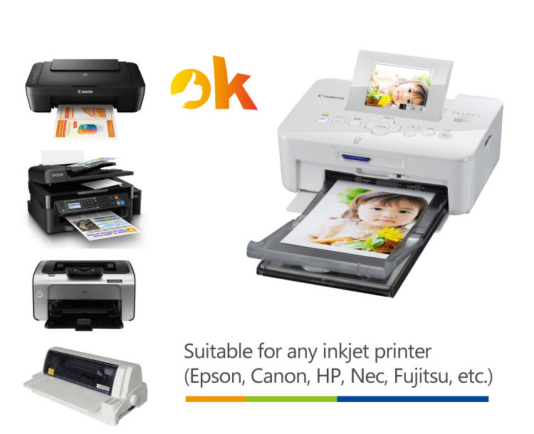 waterproof matt pp self adhesive inkjet paper