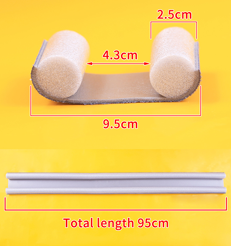 EPE foam door bottom seal strip under door sweep weather