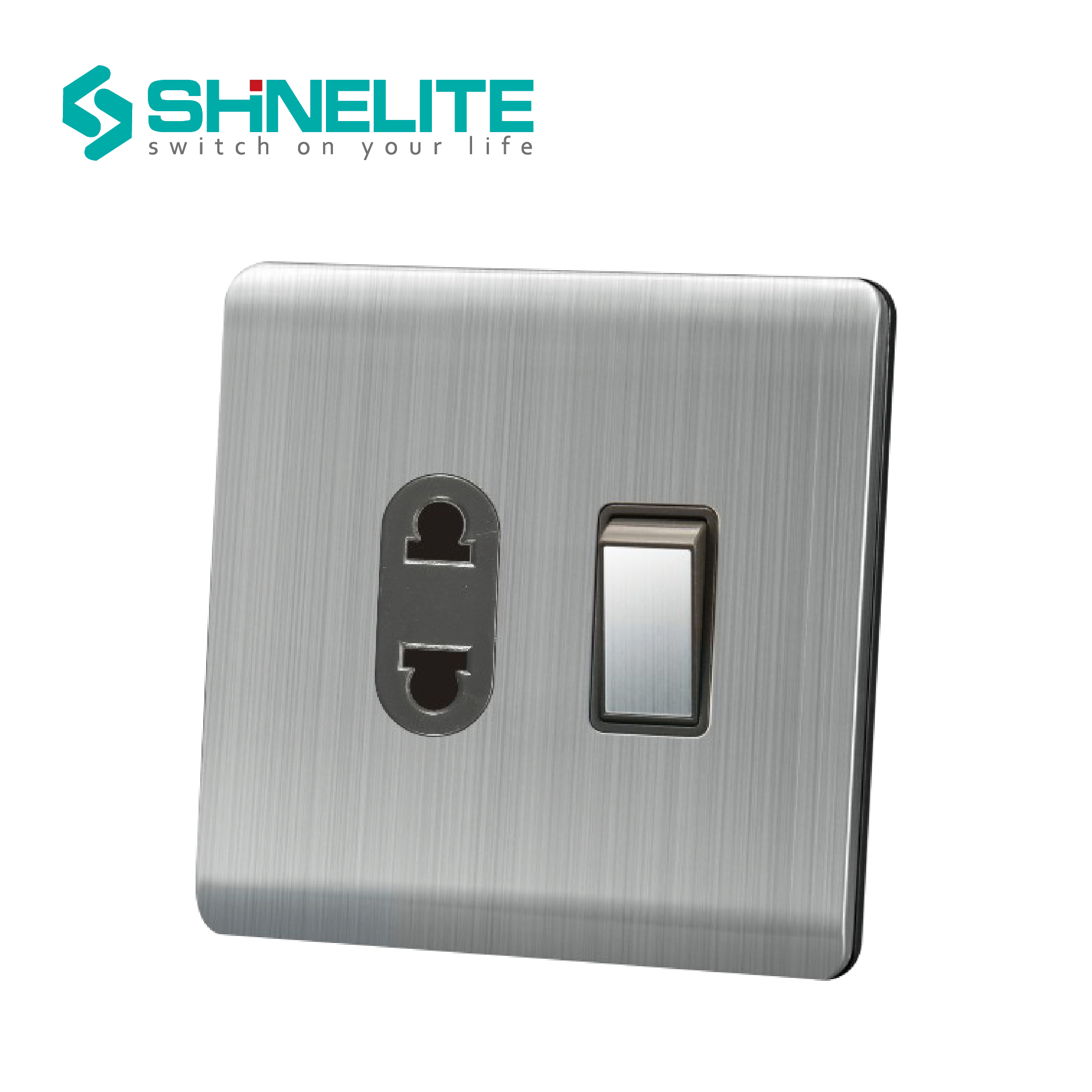 Professional manufacture 1 gang uk standard electrical TV socket outlet