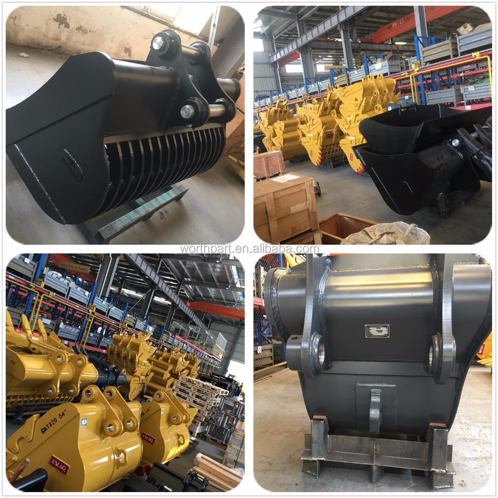 Construction Machinery Parts Komatsu Pc210 Pc400 Pc1000 Pc1250 Excavator Rock Bucket, 312 320 330 E70B Excavator Bucket