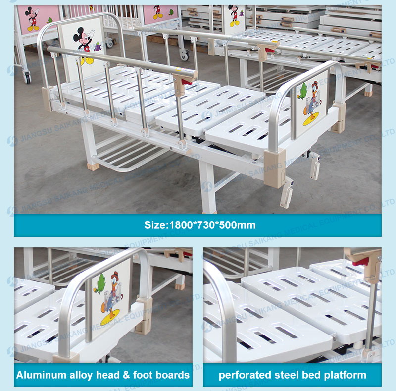 X04 Hospital Children Manual Paediatric Bed Price