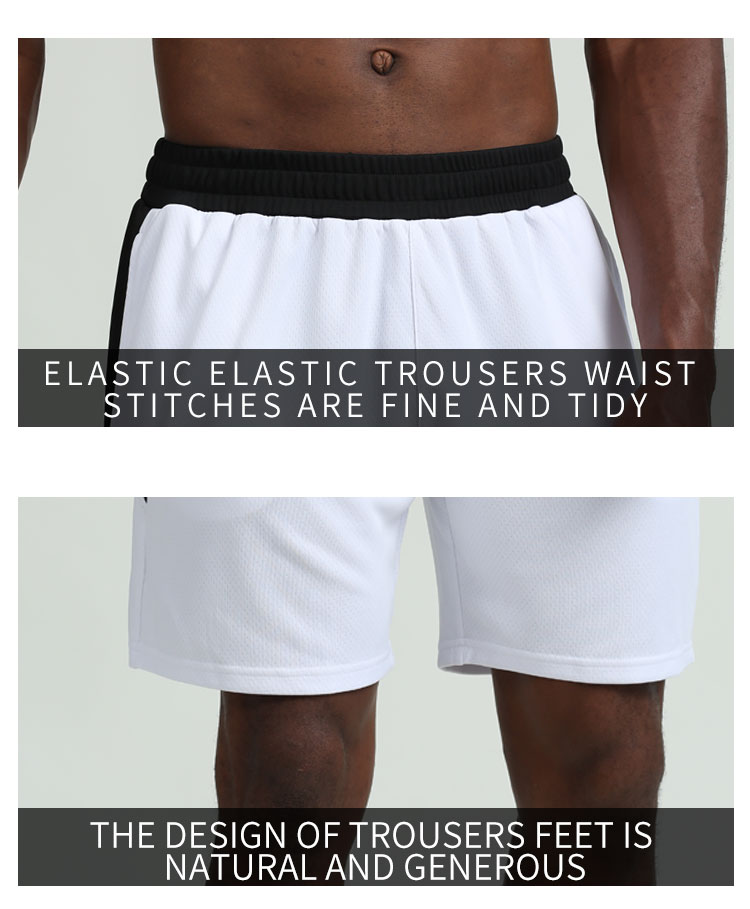 Custom polyester fabric outdoor running casual quick-drying basketball fitness men's shorts