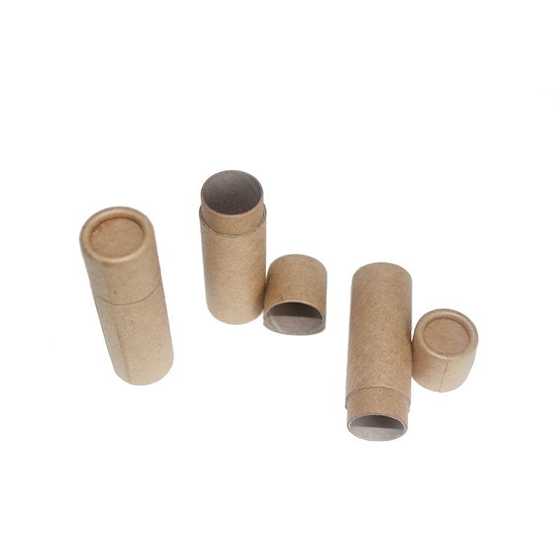 Eco Friendly Push Up custom design paper packaging tube for Lip Balm
