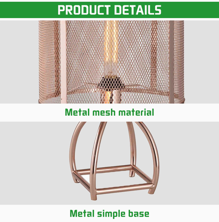 High quality metal line shape base hotel home lighting metal netting shadelamp floor lamp