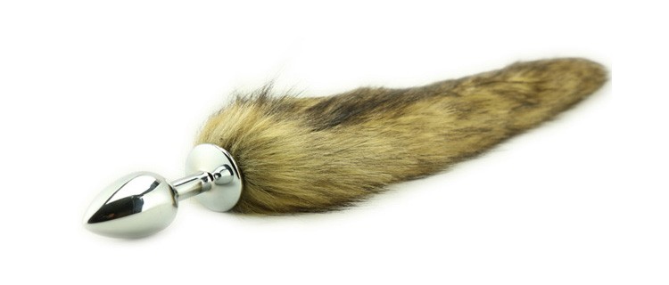 肛塞狐狸尾巴不锈钢猫尾肛塞cosplay玩具 - buy stainless cat tail
