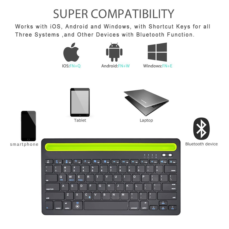 best price ergo<i></i>nomic multimedia bluetooth wireless portable russian keyboard
