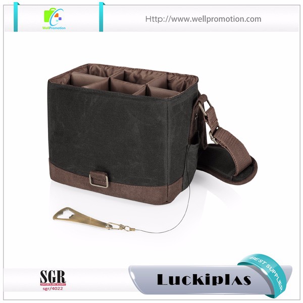 Commercio all'ingrosso del sacchetto del dispositivo di raffreddamento della caramella della birra del dispositivo di raffreddamento del vino della borsa del ghiaccio di logo su ordinazione