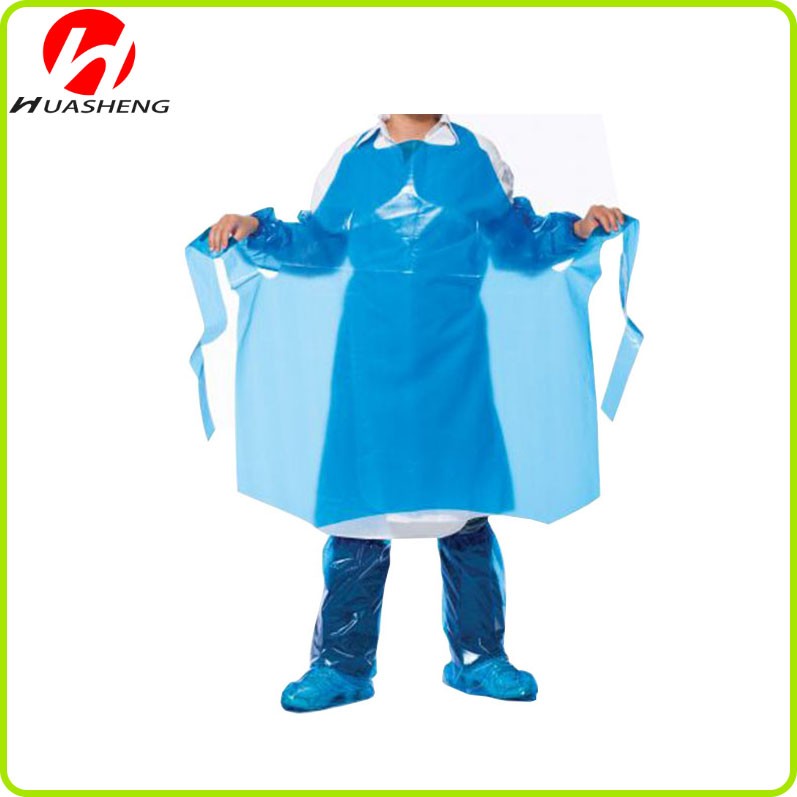 医院用 hdpe 防水一次性塑料医用围裙