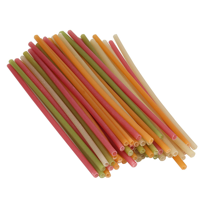 定制印刷包装大米吸管高品质彩色一次性纸吸管廉价食用吸管 - buy