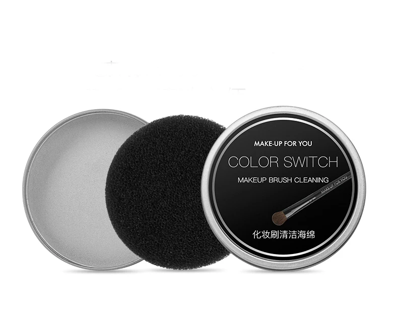 Convenient Powder Brush Cleansing Clean Tool Makeup Brush Cleaner Color Switch