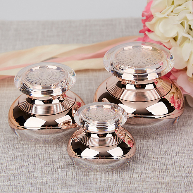 Hot products 2019 30G high quality Plastic Acrylic Face Cream container for cosmetics packaging