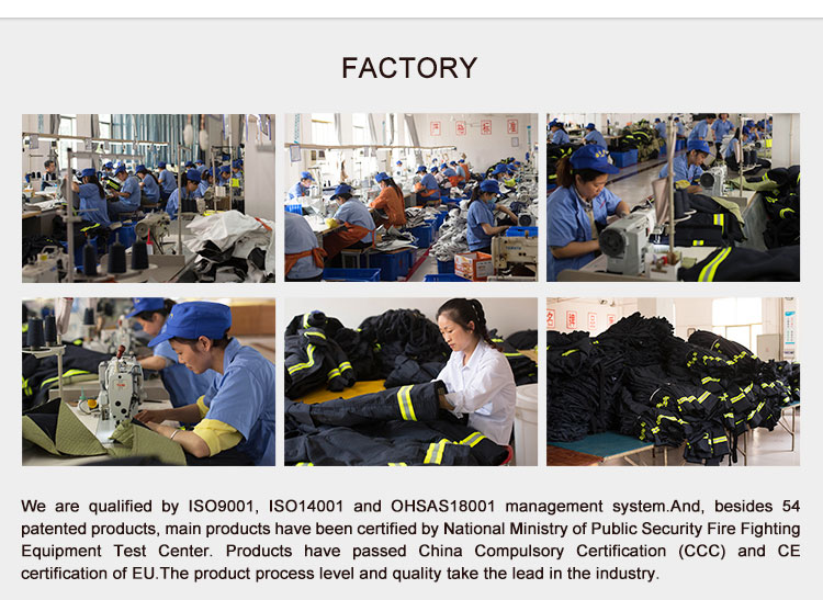 JJXF Brand Wholesale Factory Fireproof Heat Resistant Aluminum Suit for Firefighter