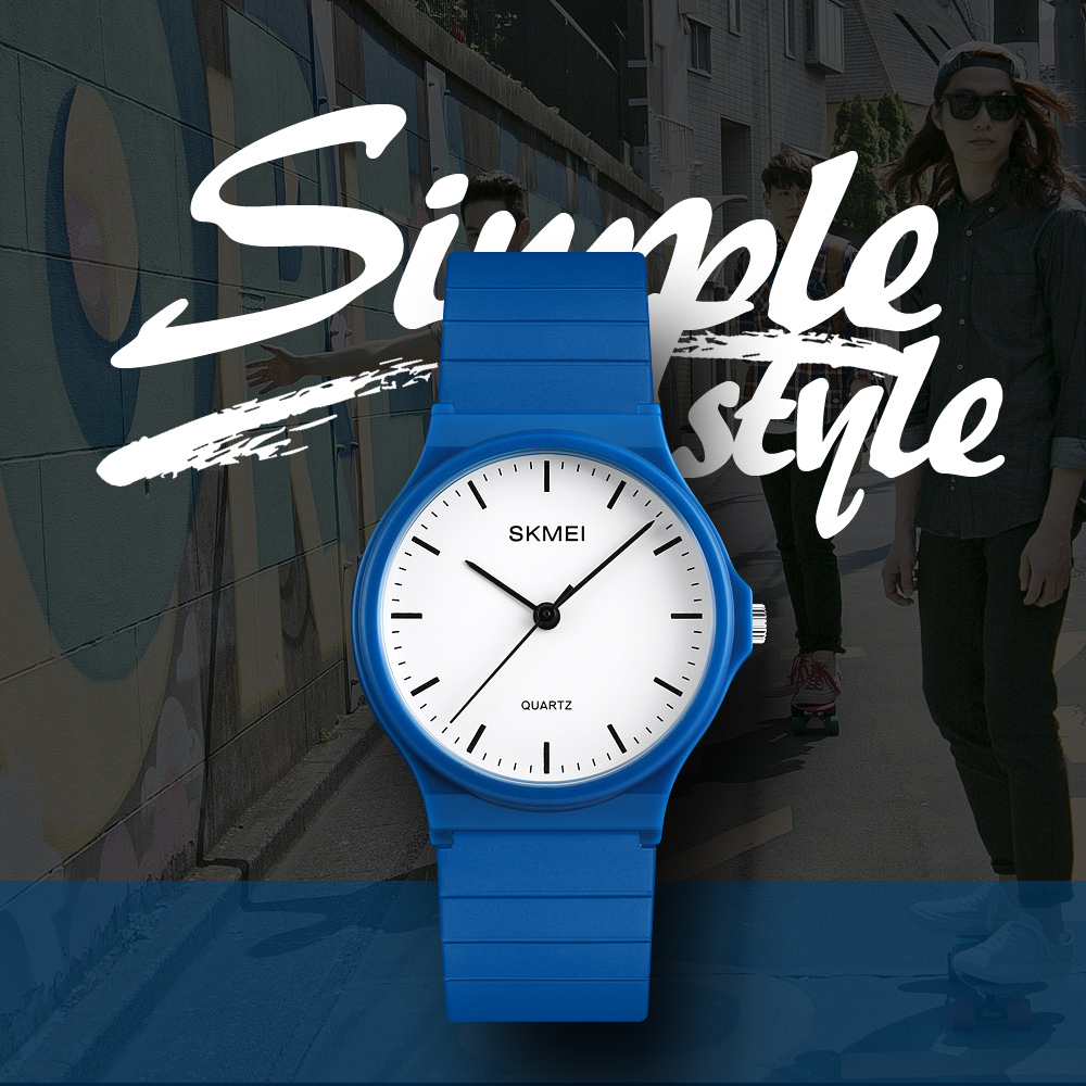 colorful SKMEI 1419 simple fashion watches men luxury brand 3 atm water resistant watch men wristwatch