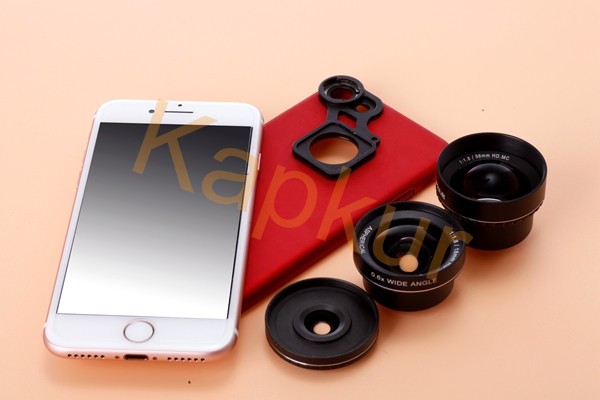 适用于 iphone 7 手机相机自拍 0.6x 广角变焦镜头