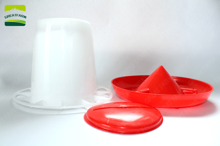 chicken feeders yellow or red High Quality automatic chicken feeders for 1.5kg 3kg 6kg 9kg chicken feeders and drinker