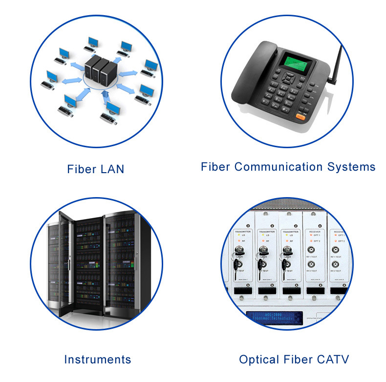 Fibra con varios modos de funcionamiento Jumper Patch Cord óptico 3M los 5M 10M 10M LC-LC del duplex del cable con varios modos de funcionamiento de la fibra OM3 de OM3 LC/UPC-LC/UPC