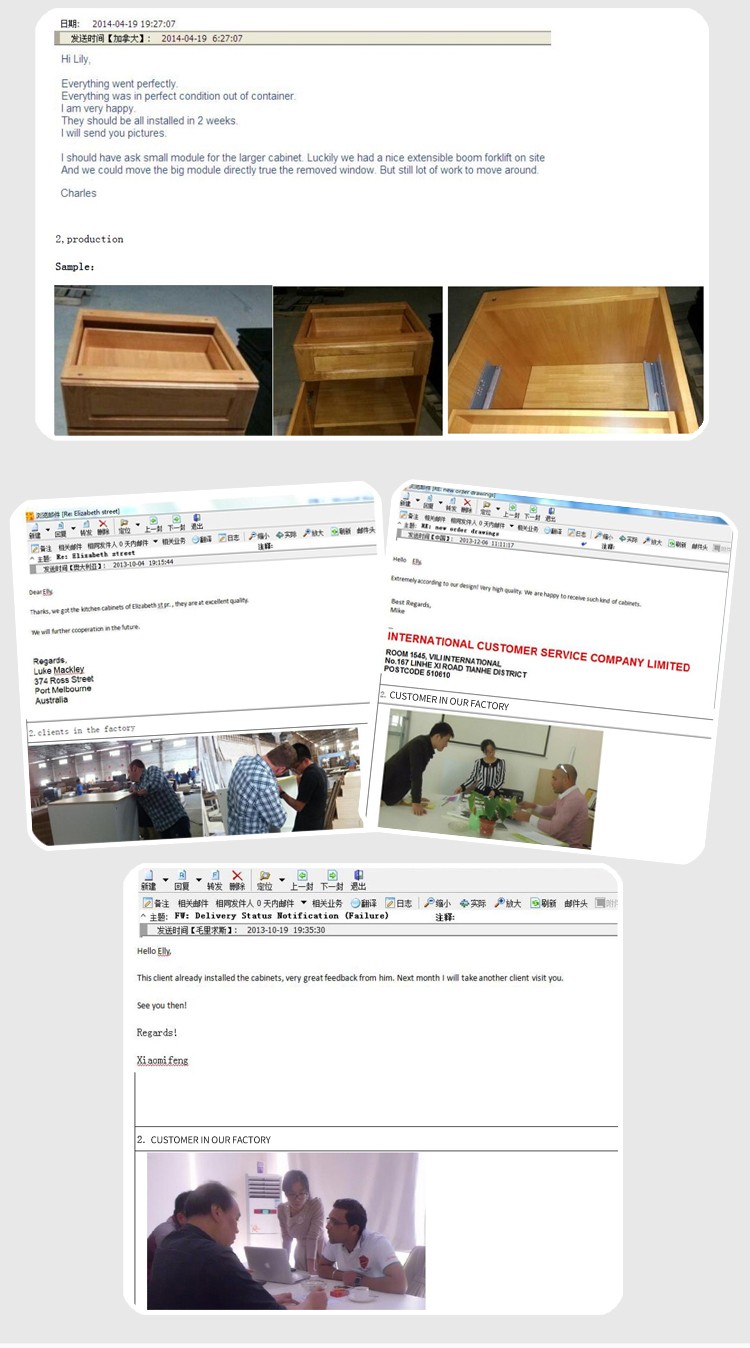 Easy fitted modular theromifile kitchen cabinet