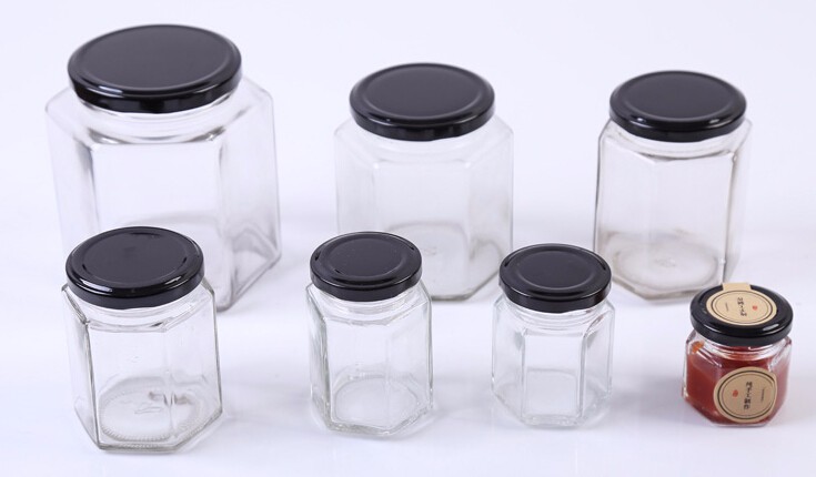 8oz/10oz screw top lid glass honey jar glass jam jar with good seal