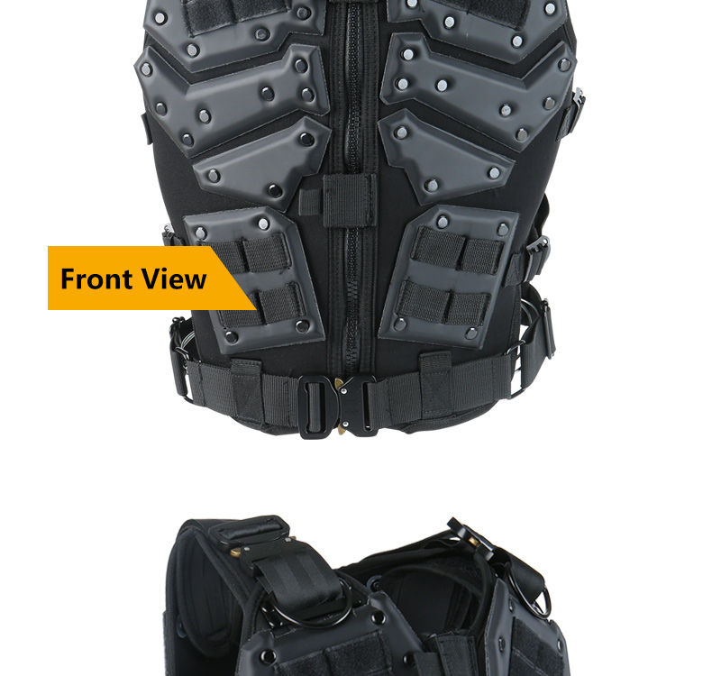 行动工会军事战术战斗背心,带弹匣袋,用于特种部队狩猎气软背心